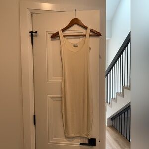 Oh Polly Cream Midi Dress